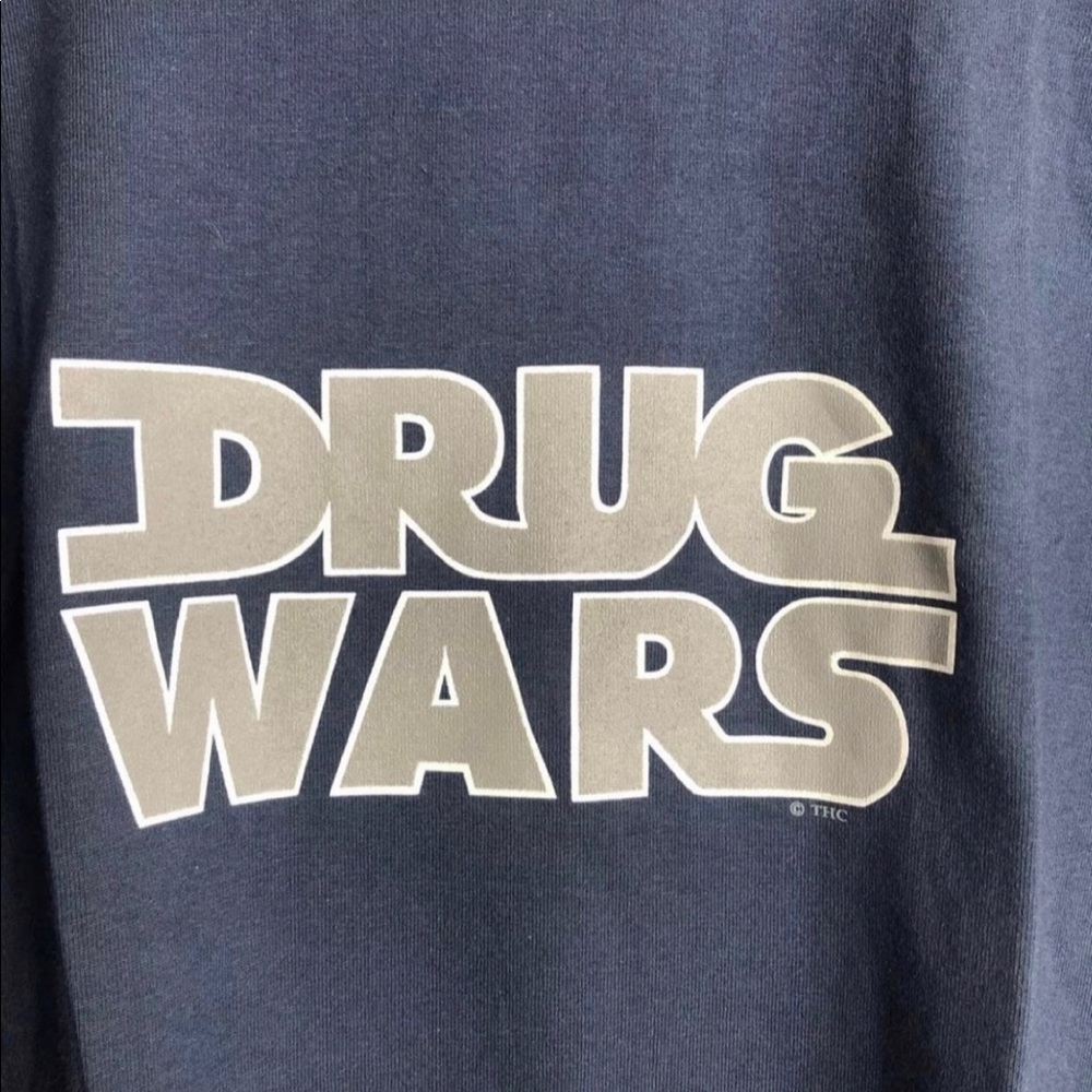 Drug Wars  THC Mens Sz XL 90s starwars parody streetwear 1990s